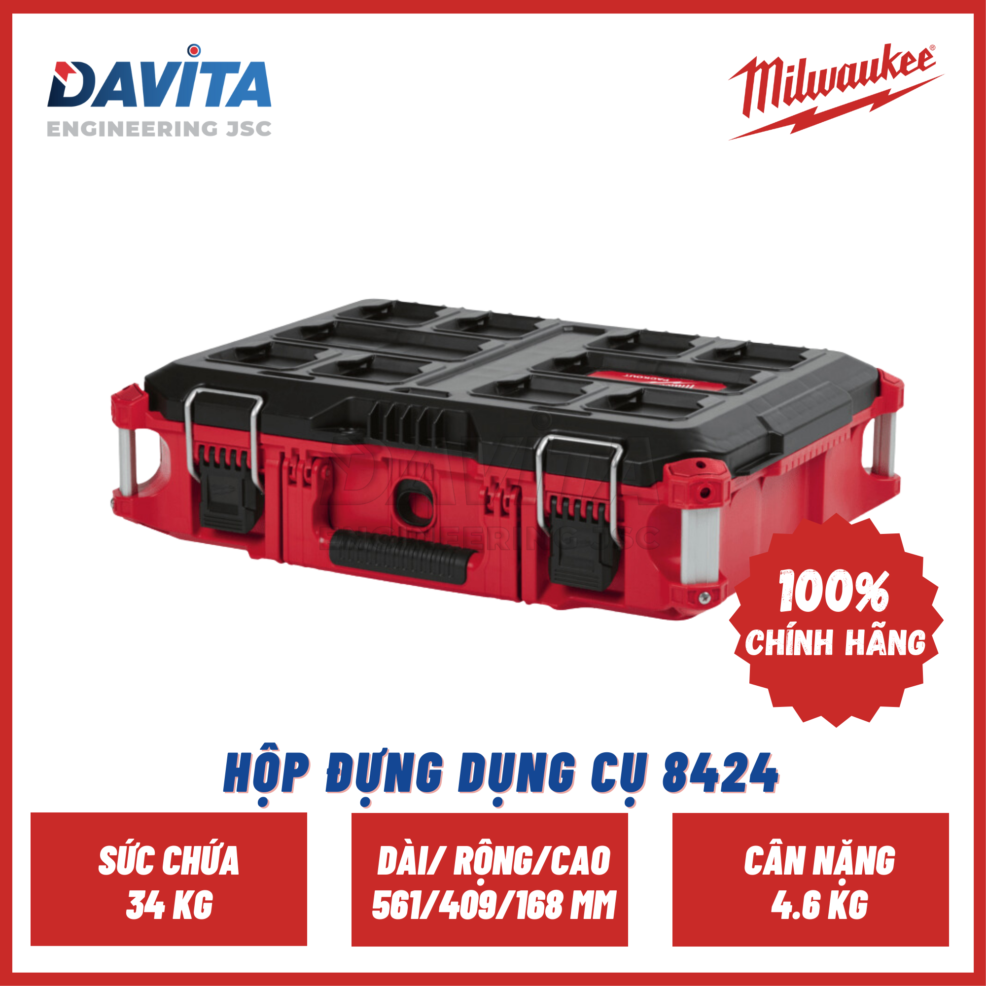 HỘP ĐỰNG DỤNG CỤ 8424