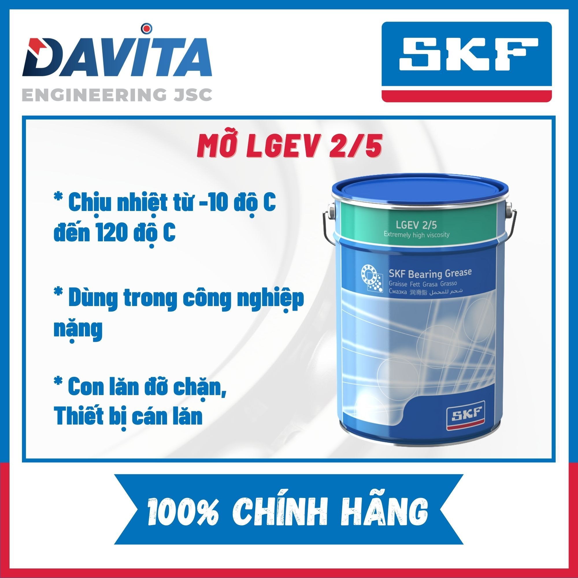 Mỡ SKF LGEV 2