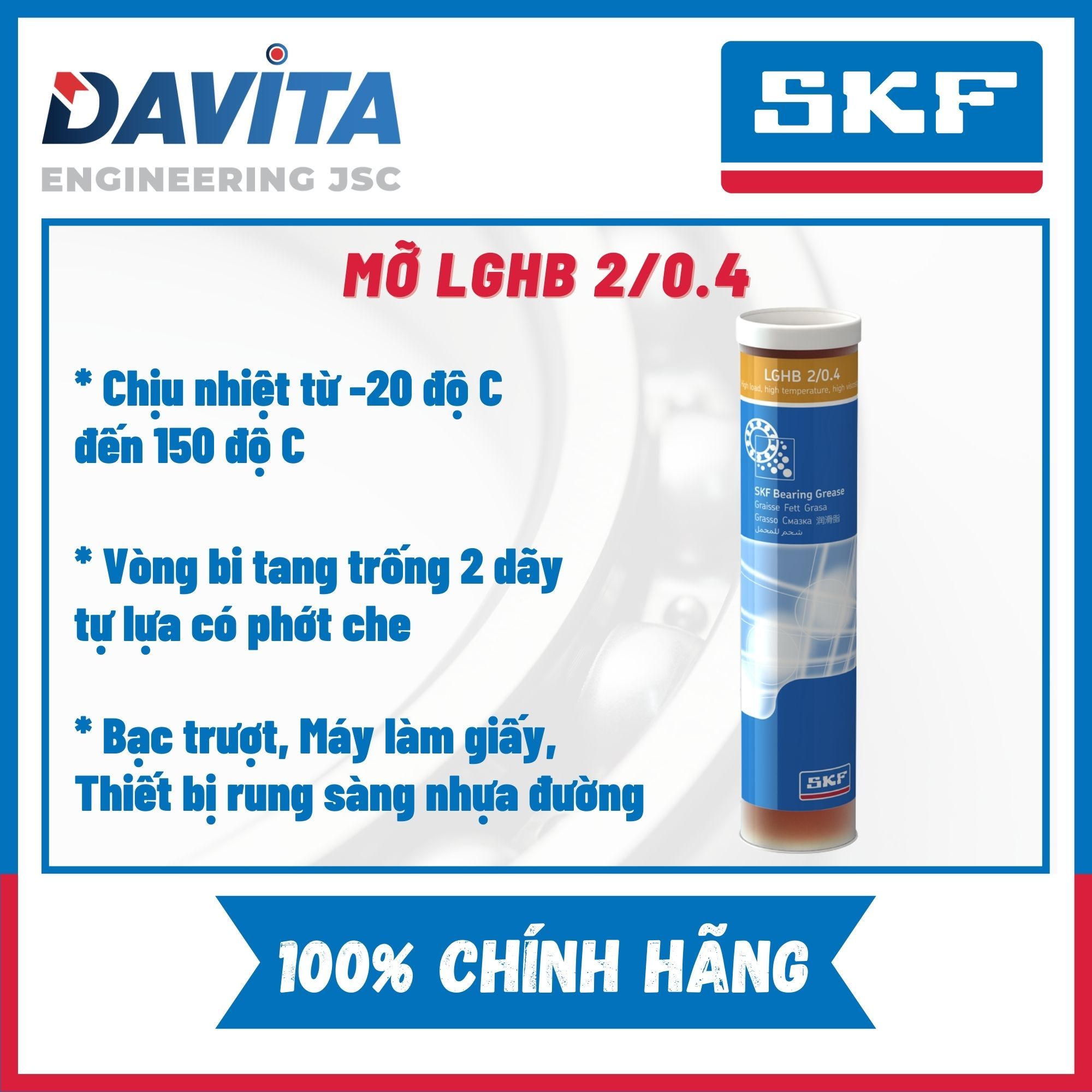 Mỡ SKF LGHB 2