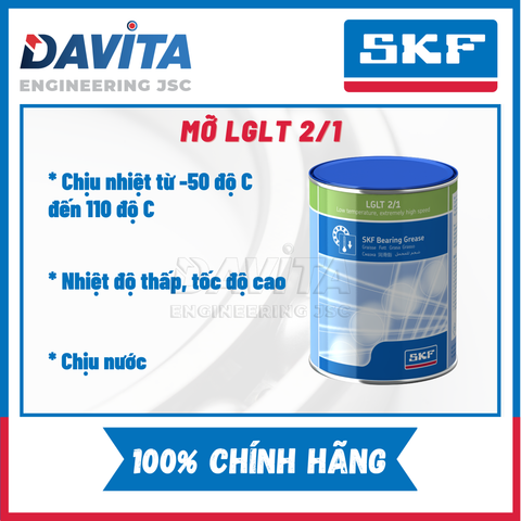 Mỡ bôi trơn SKF LGLT 2/1, loại 1kg