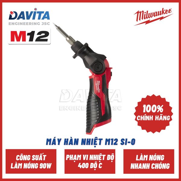 Máy hàn nhiệt M12 SI Pin 12V 4.0Ah Sạc C12C