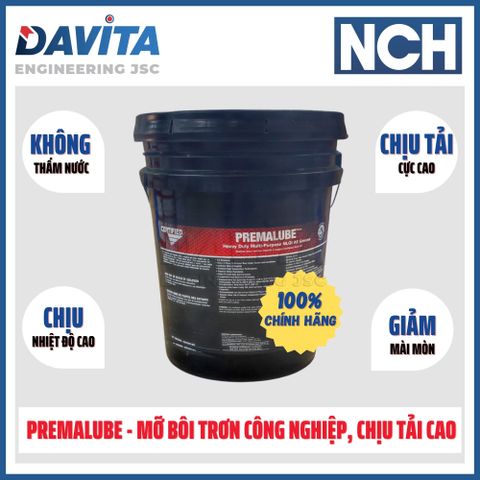 Mỡ bôi trơn NCH PREMALUBE dùng trong công nghiệp, chịu tải cao (16KG)