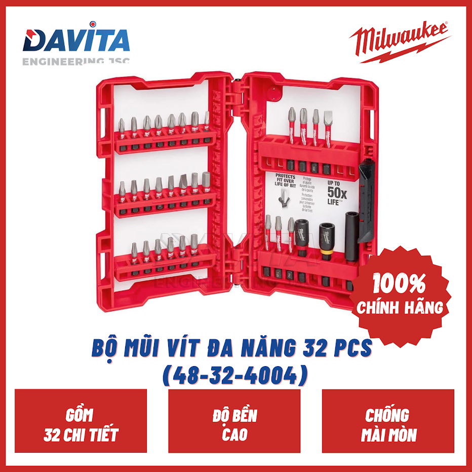 Bộ mũi vít đa năng 32 chi tiết (48-32-4004)