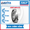 Vòng bi SKF chính hãng 6207, 6207/C3, 6207-2Z, 6207-2Z/C3, 6207-2RS1, 6207-2RS1/C3