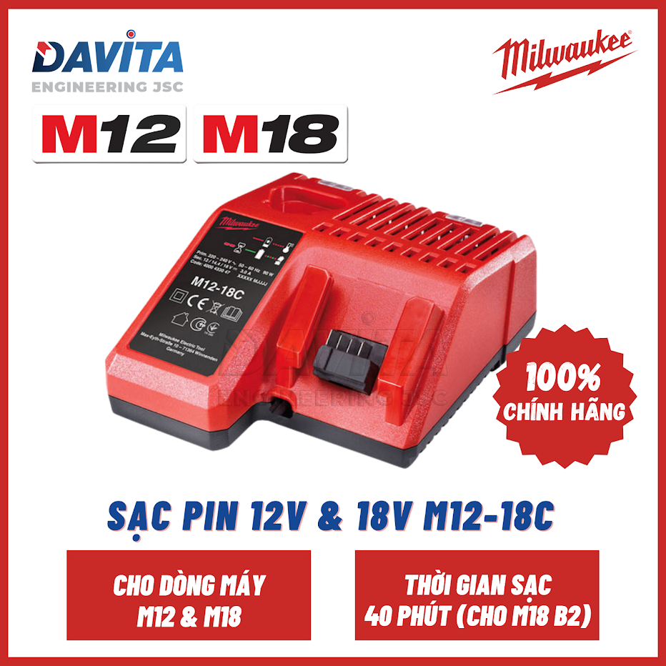 SẠC M12-18C