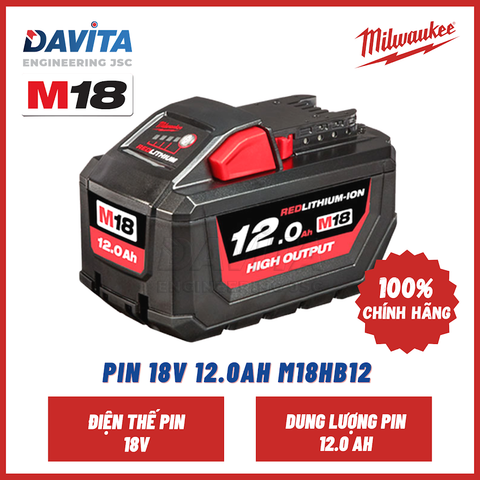 PIN 18V 12.0AH - M18HB12