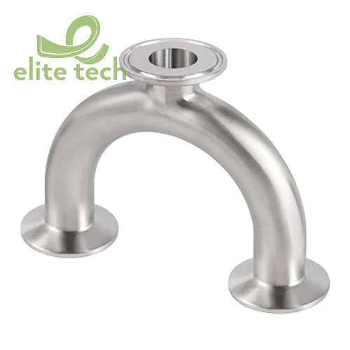 Cút Inox Vi Sinh Clamp Joint 180o Short Cut Elbow (ISO)