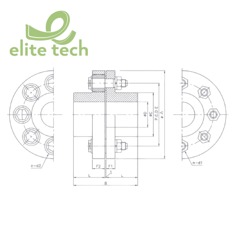 Khớp Nối Trục JAC Flange Coupling
