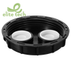 Nắp Bồn Nhựa IBC 155mm With Two Plug Hole