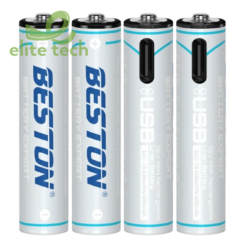 Pin Sạc BESTON AAA USB 1.5V Lithium 600mWh