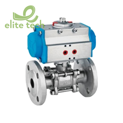 Van Bi Vi Sinh DONJOY - Three-Piece Model Flanged Ball Valve 