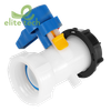Van Bồn Nhựa IBC DN40 X 62MM Butterfly Valve S60X6 Thread
