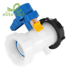 Van Bồn Nhựa IBC DN50 X 75MM Butterfly Valve S60X6 Thread