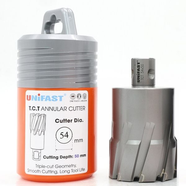 Mũi khoan từ Unifast TCT Ø54mm phi 54