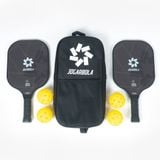  Bộ 2 vợt pickleball Jogarbola P-602B (kèm 4 bóng và túi đựng) 