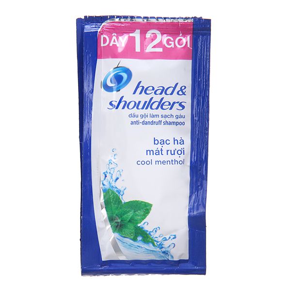  Dầu gội Head & Shoulders bạc hà mát lạnh gói 5.7ml 