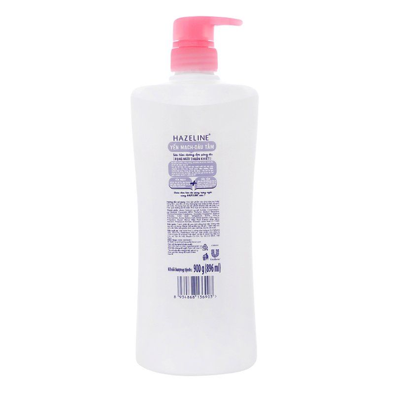  Sữa tắm dưỡng ẩm sáng da Hazeline yến mạch dâu tằm 896ml 