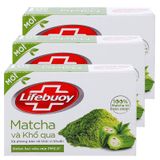  Xà phòng bảo vệ khỏi vi khuẩn Lifebuoy matcha và khổ qua 90g 