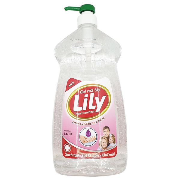  Gel rửa tay khô LiLy Mỹ Hảo chai 1,5 lít 