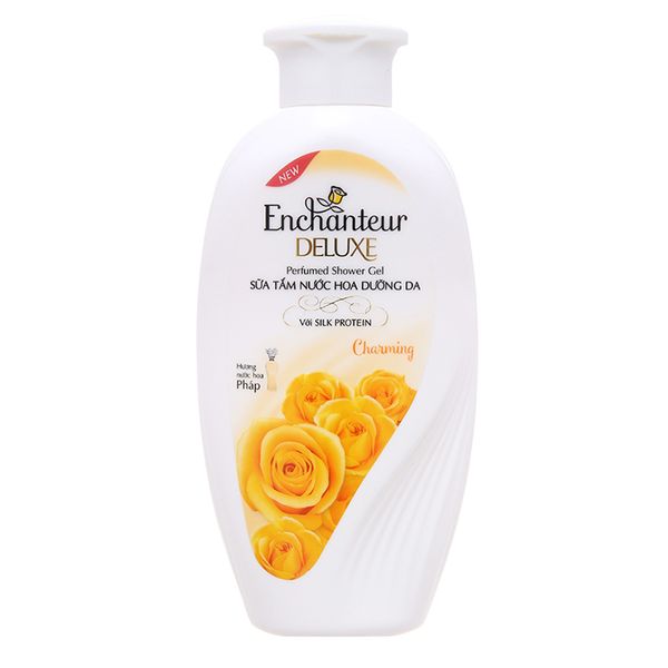  Sữa tắm Enchanteur Deluxe Charming dưỡng da hương nước hoa pháp chai 180g 