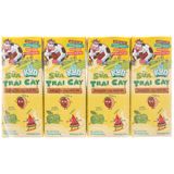  Sữa trái cây LiF Kun trái cây nhiệt đới lốc 4 hộp x 180ml 