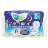  Băng vệ sinh ban đêm Laurier Safety Night siêu an toàn 30cm gói 8 miếng 