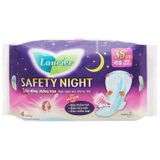  Băng vệ sinh ban đêm Laurier Safety Night siêu an toàn 35cm gói 8 miếng 