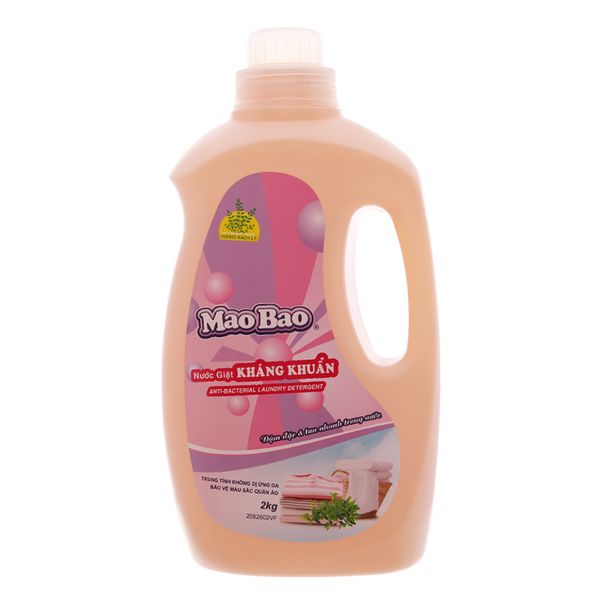  Nước giặt Mao Bao kháng khuẩn hương Bách Lý chai 2kg 