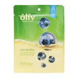  Mặt nạ giấy chứa dầu ôliu và kiwi Ôliv nuôi dưỡng trắng da bộ 3 gói x 20g 