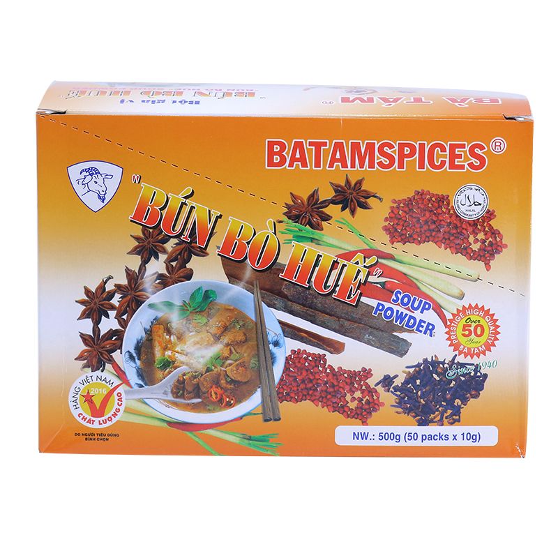  Bột gia vị nấu bún bò Huế Bà Tám gói 500 g 