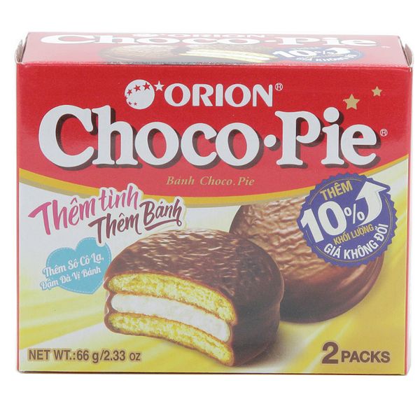  Bánh socola Orion Choco Pie hộp 2 cái 66 g 