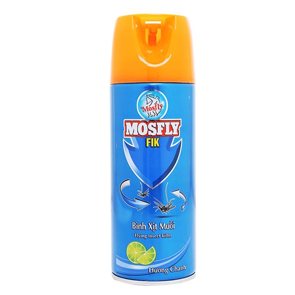  Bình xịt muỗi Mosfly Fik hương Chanh 300 ml 