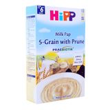  Bột ăn dặm HiPP ngũ cốc mận tây dành cho trẻ trên 6 tháng hộp 250g 
