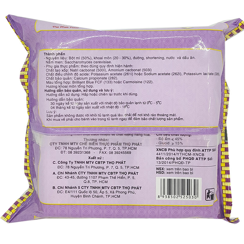 banh bao khoai mon nhan