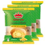  Bánh bông lan Kinh Đô nhân sợi thịt gà lá chanh bộ 3 gói x 55 g 