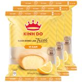  Bánh bông lan Kinh Đô vị cam tươi bộ 3 gói x 50 g 