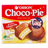  Bánh Choco Pie Orion vị socola 12 gói thùng 8 hộp x 396g 