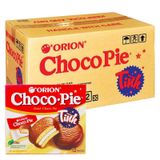  Bánh Choco Pie Orion vị socola 12 gói thùng 8 hộp x 396g 