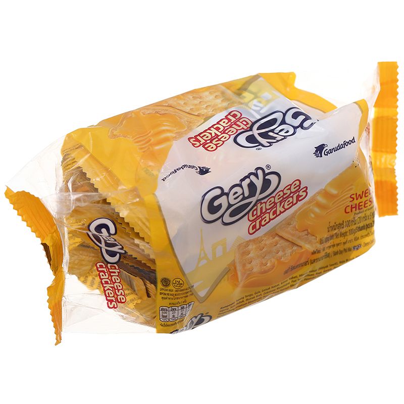  Bánh cracker phô mai Gery hộp 180g 