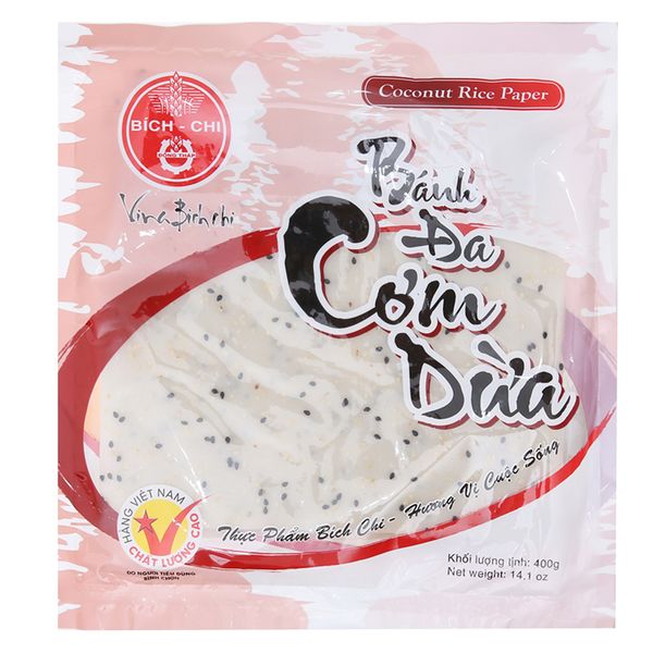  Bánh đa cơm dừa Bích Chi gói 400g 