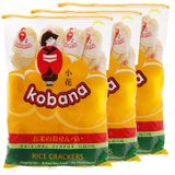  Bánh gạo hương vị tự nhiên Kobana bộ 3 gói x 150g 