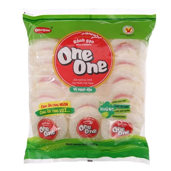  Bánh gạo One One vị ngọt dịu gói 230g 