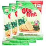  Bánh gạo One One vị tảo biển bạch tuộc nướng bộ 3 gói x 104g 