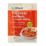  Bánh gạo Tokpokki Hàn Quốc O'food vị truyền thống lốc 6 gói x 140 g 