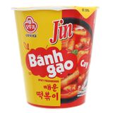  Bánh gạo tokbokki Ottogi Jin cay lốc 6 ly x82g 