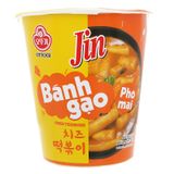  Bánh gạo tokbokki Ottogi Jin vị phô mai lốc 6 ly x 82g 