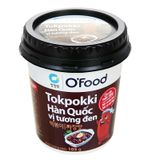  Bánh gạo tokpokki O'food vị tương đen lốc 6 ly x 105g 