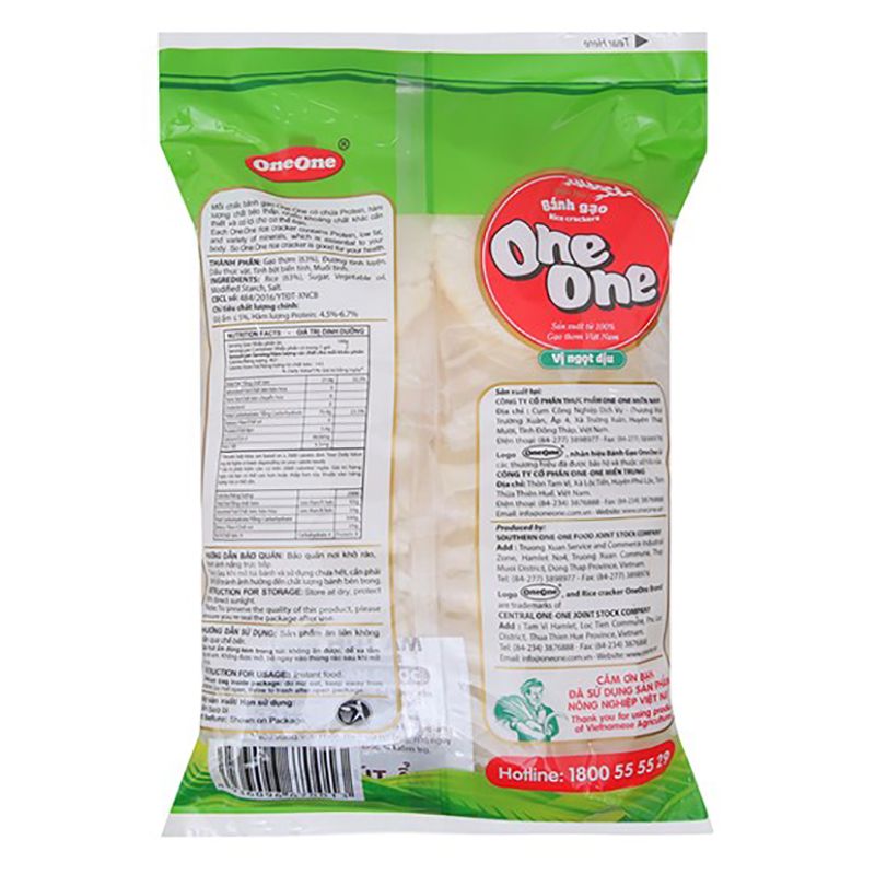  Bánh gạo vị ngọt dịu One One thùng 20 gói x 150g 