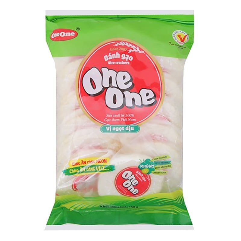  Bánh gạo vị ngọt dịu One One thùng 20 gói x 150g 