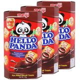  Bánh gấu Meiji Hello Panda nhân kem socola hộp 50g 